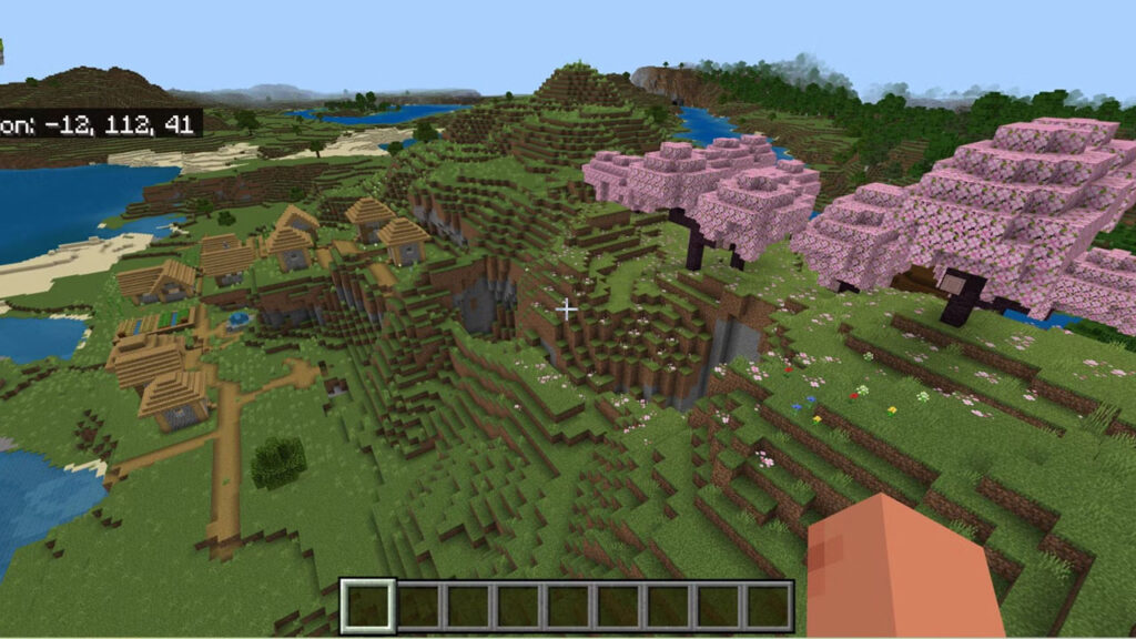 Minecraft_ Player Cria Bungalows Tropicais com Bamboo no Jogo-3