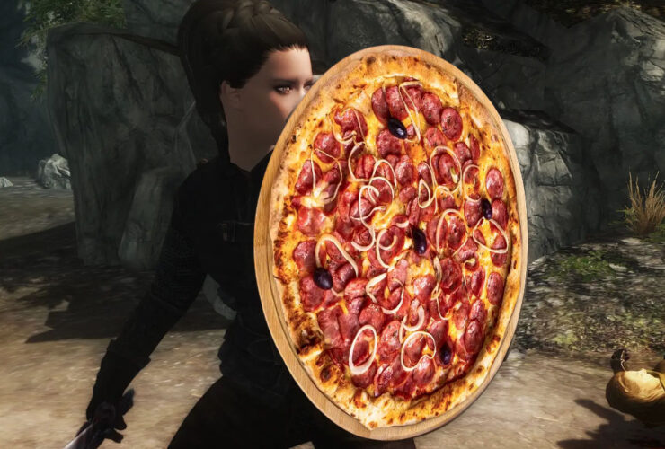 Skyrim Jogador Usa Mod Inusitado para Pedir Pizza