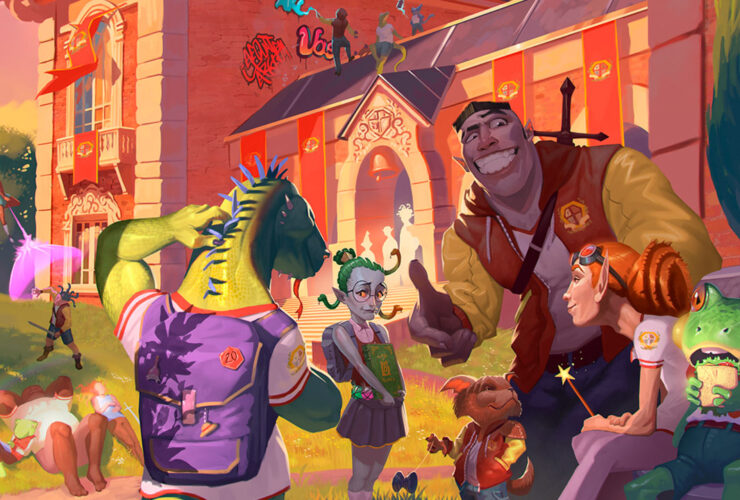 Skyfall RPG lança Escolas de Magia no Catarse